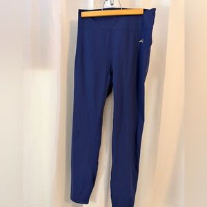 Womens Tracksmith Navy Blue Leggings Large